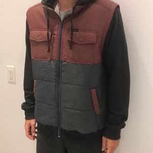 RVCA Padded Vest Hoodie